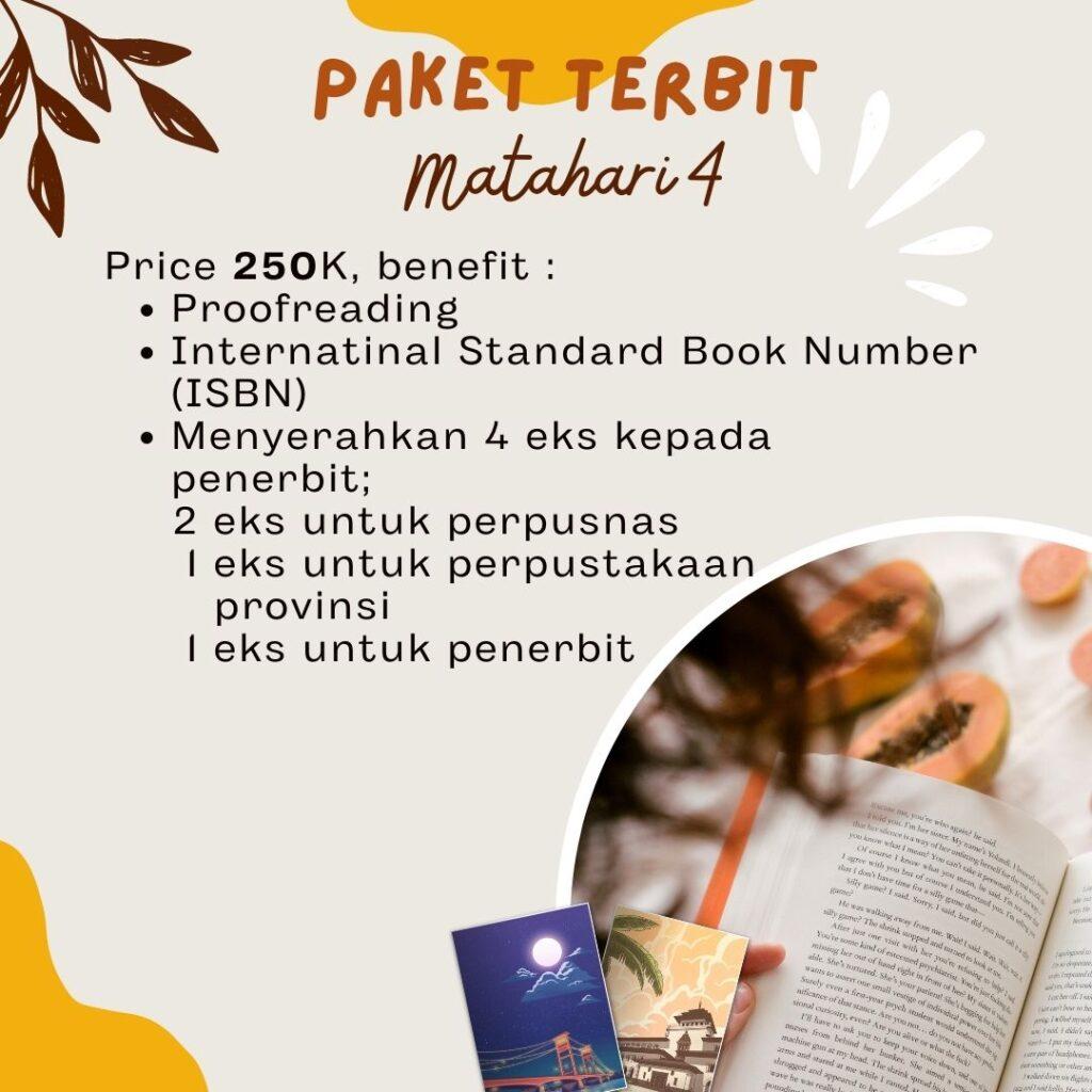 Paket Penerbitan buku